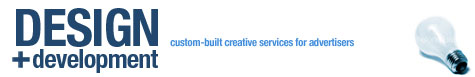 Design & Development: Custom-built creative services for advertisers