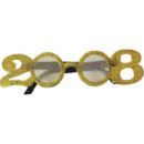 2008 Glitter Molded Sunglasses Gold