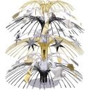 Silver And Gold Mini Cascade Center Piece