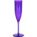 Jewel Tone Champagne Glasses Assorted